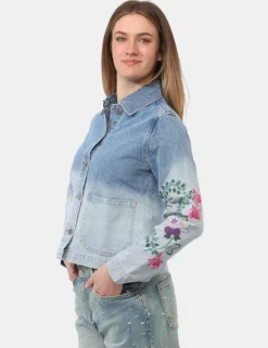 Giacca in jeans Desigual Azzurro