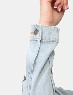 Giacca in jeans Desigual Azzurro