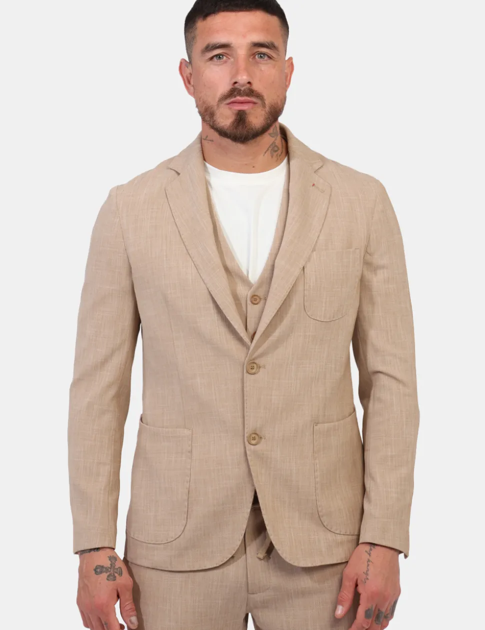 Giacca Prj22. Beige