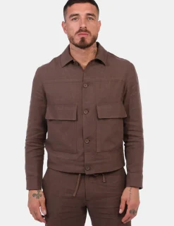 Giacca Prj22. Marrone