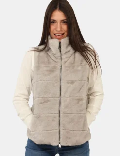 Gilet Materica Grigio