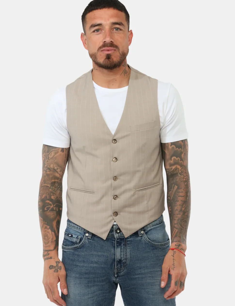 Gilet Prj22. Beige