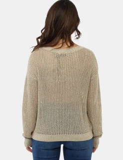 Maglia Materica Beige