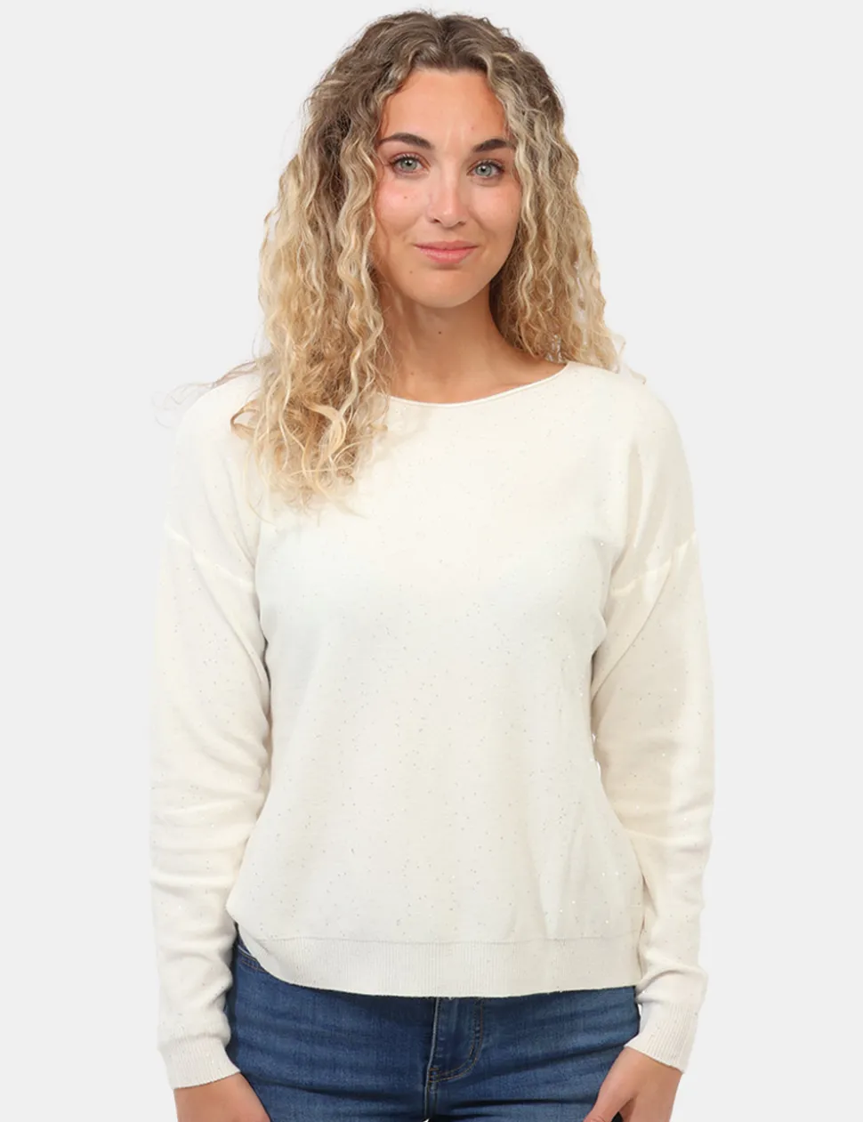 Maglia Materica Bianca