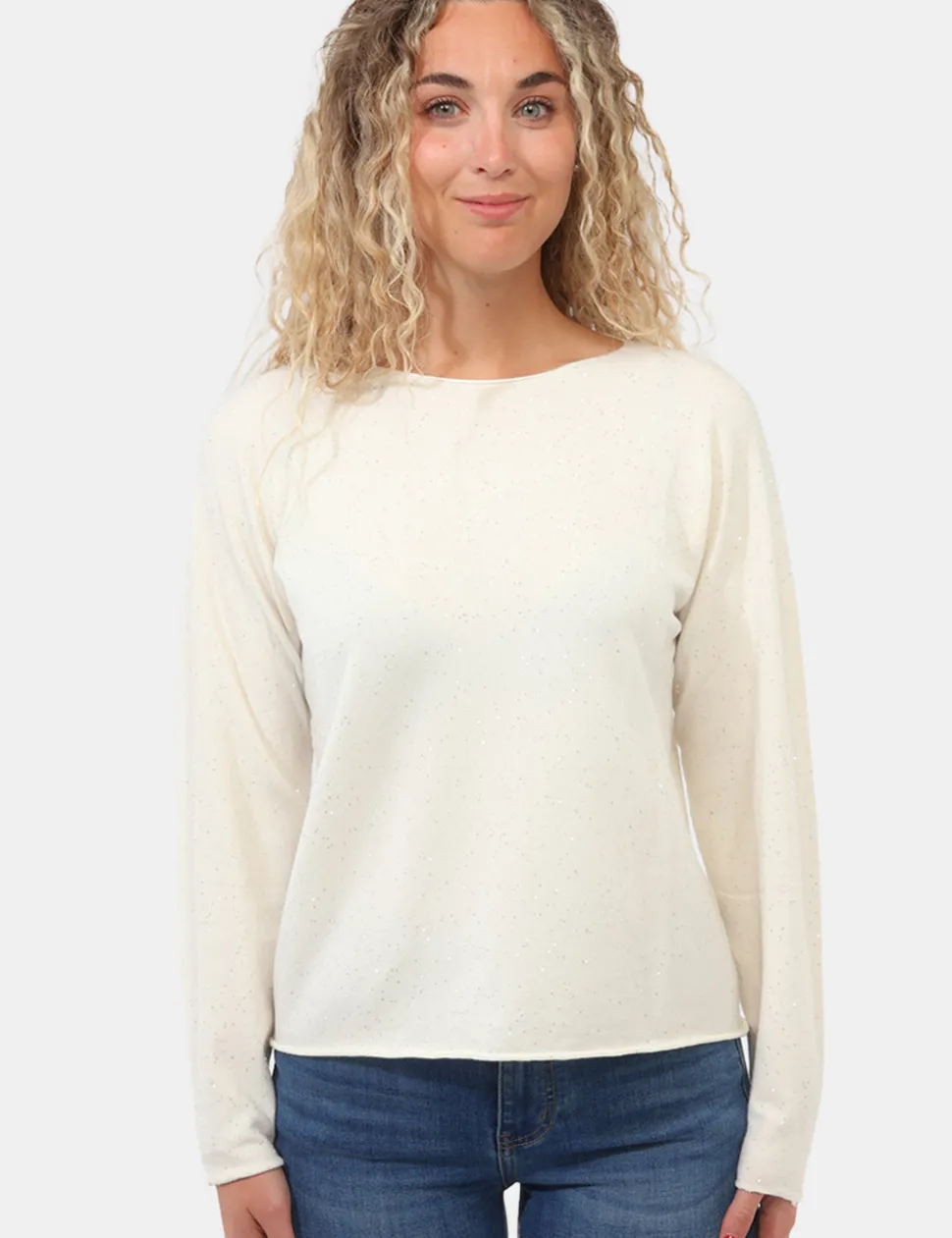 Maglia Materica Bianca
