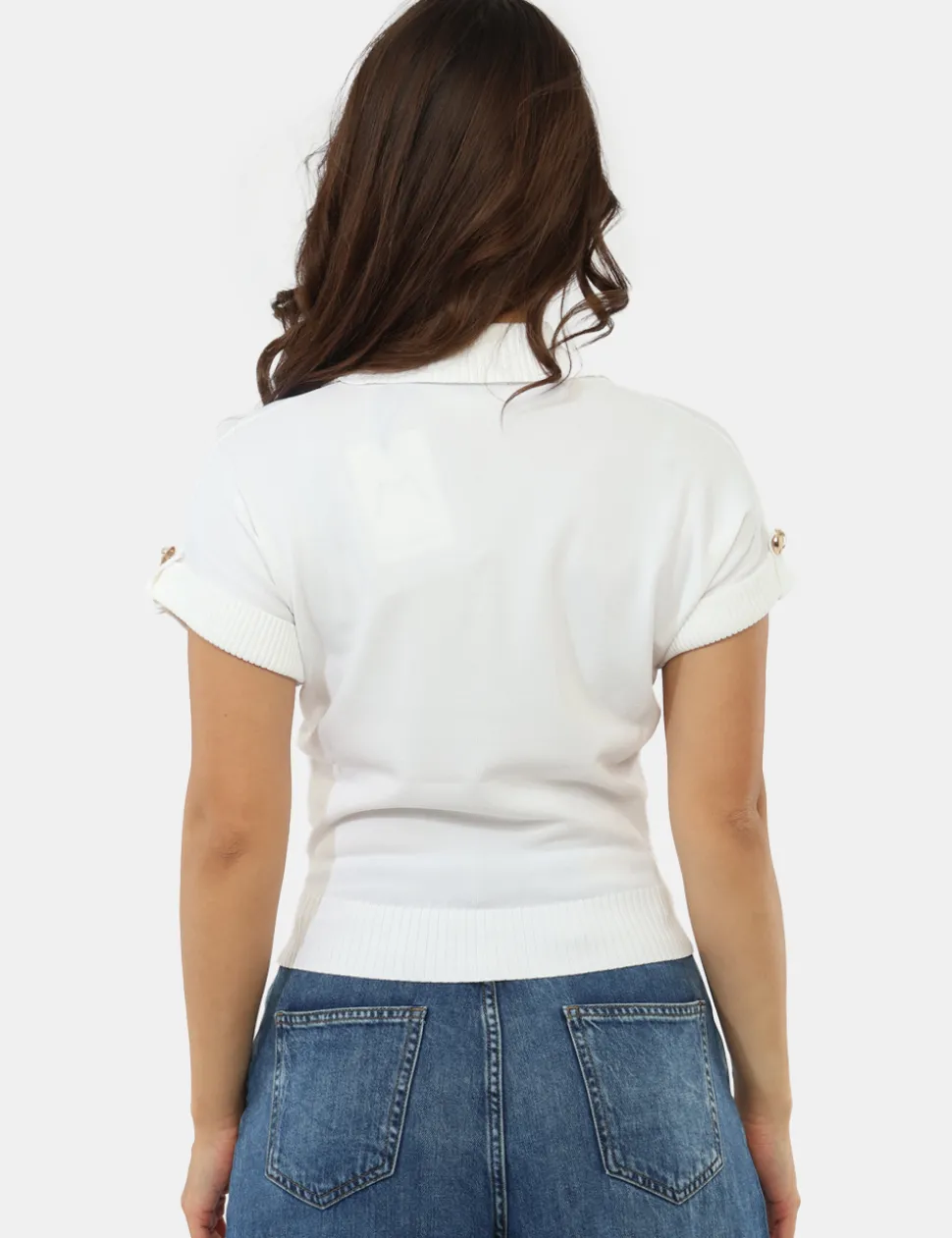 Maglia Materica Bianca