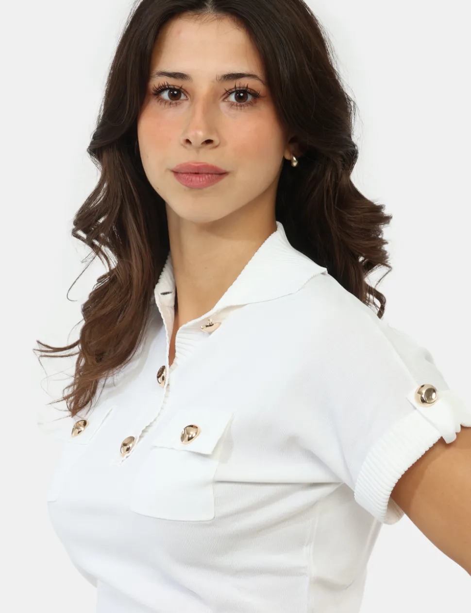 Maglia Materica Bianca
