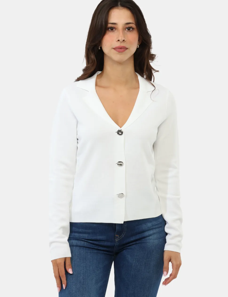 Maglia Materica Bianca