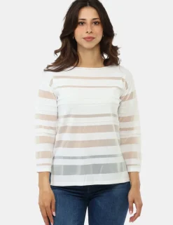 Maglia Materica Bianca