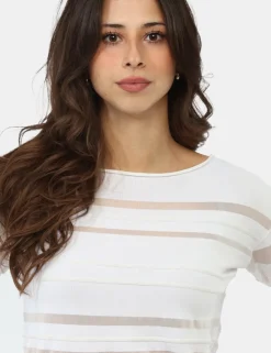 Maglia Materica Bianca