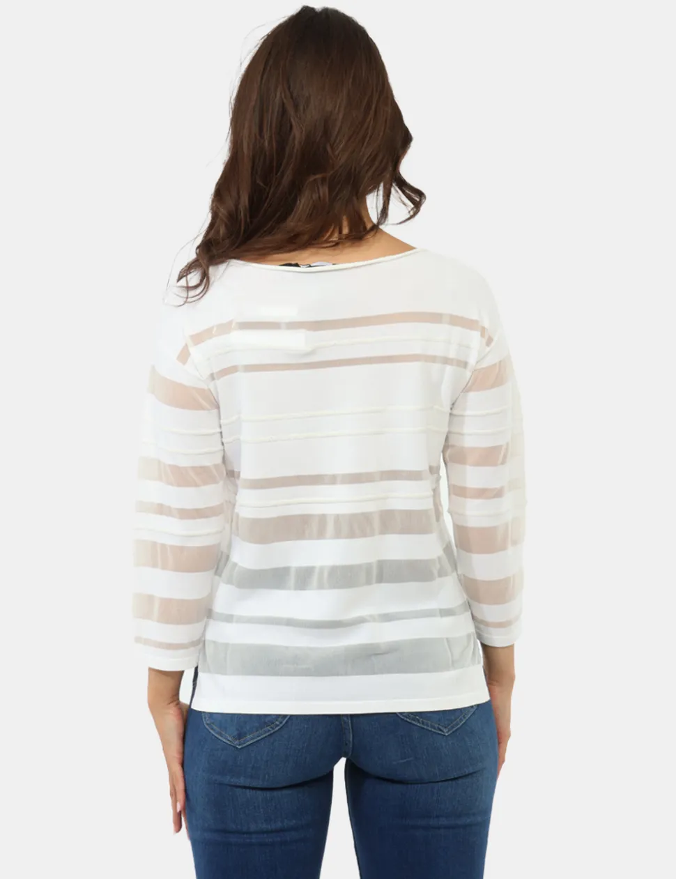 Maglia Materica Bianca