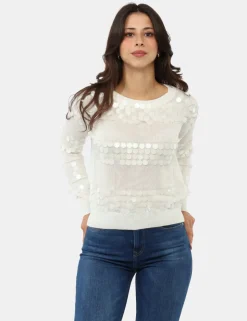 Maglia Materica Bianca