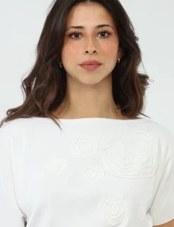 Maglia Materica Bianca