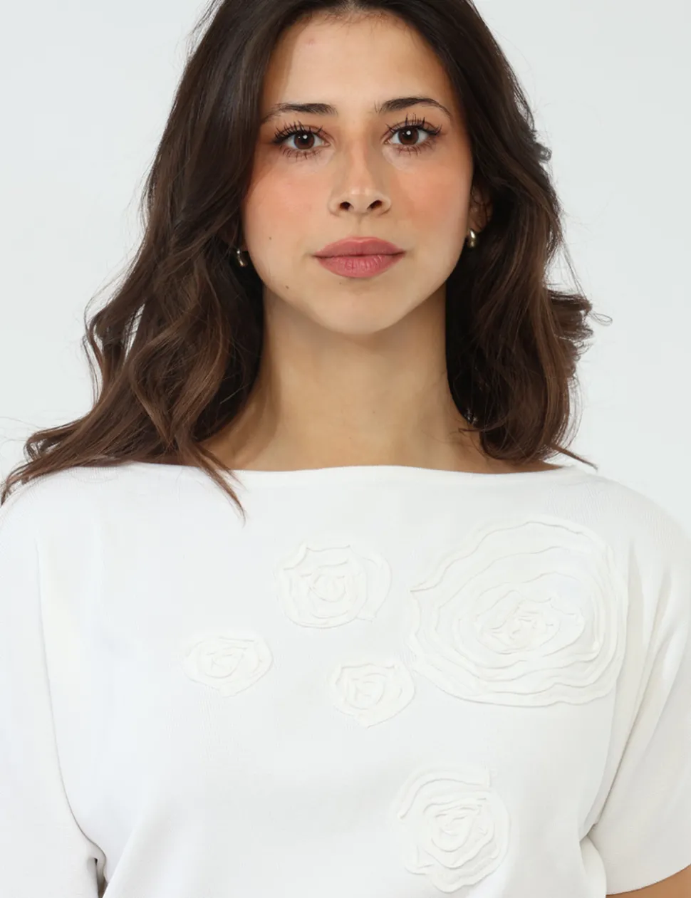 Maglia Materica Bianca