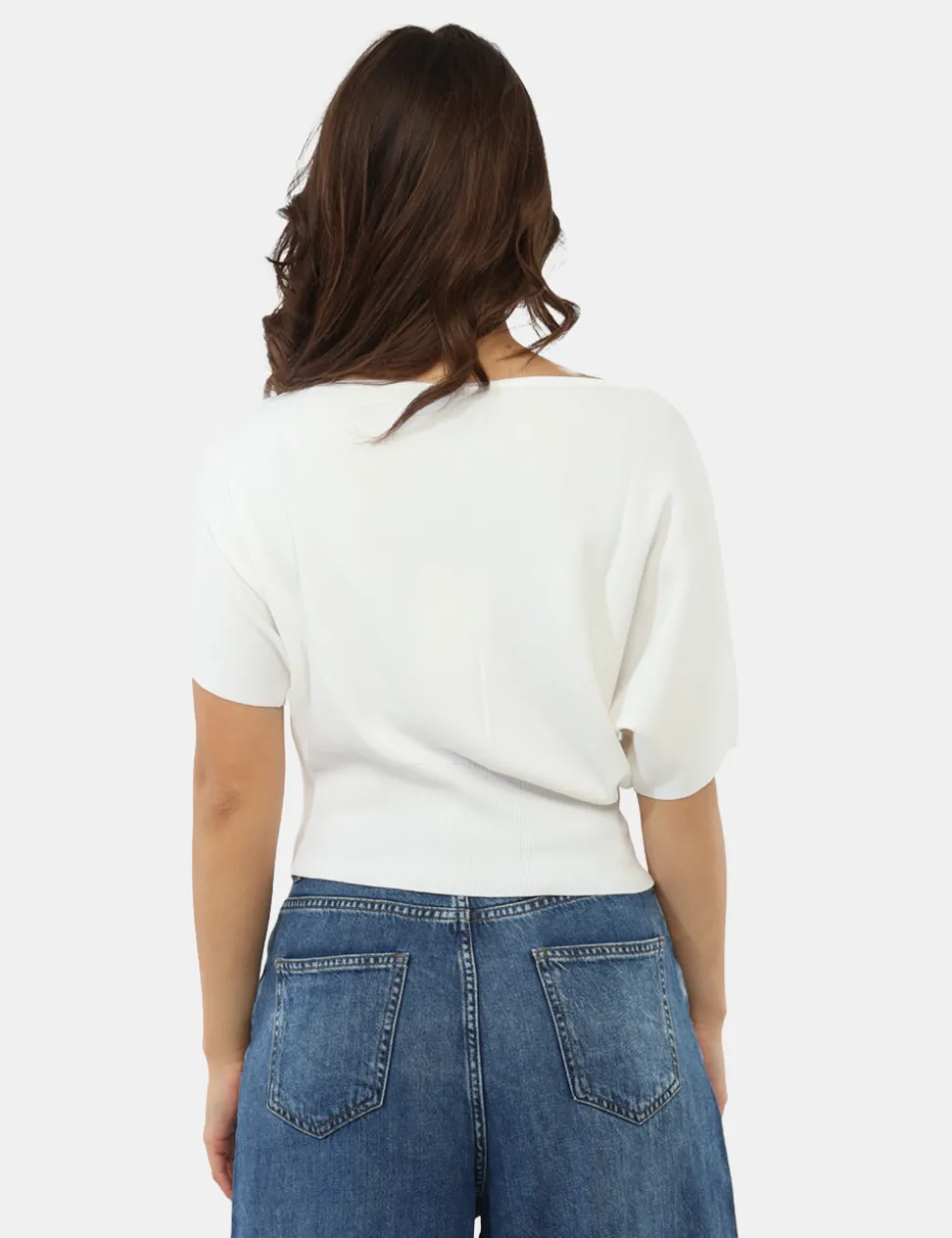 Maglia Materica Bianca
