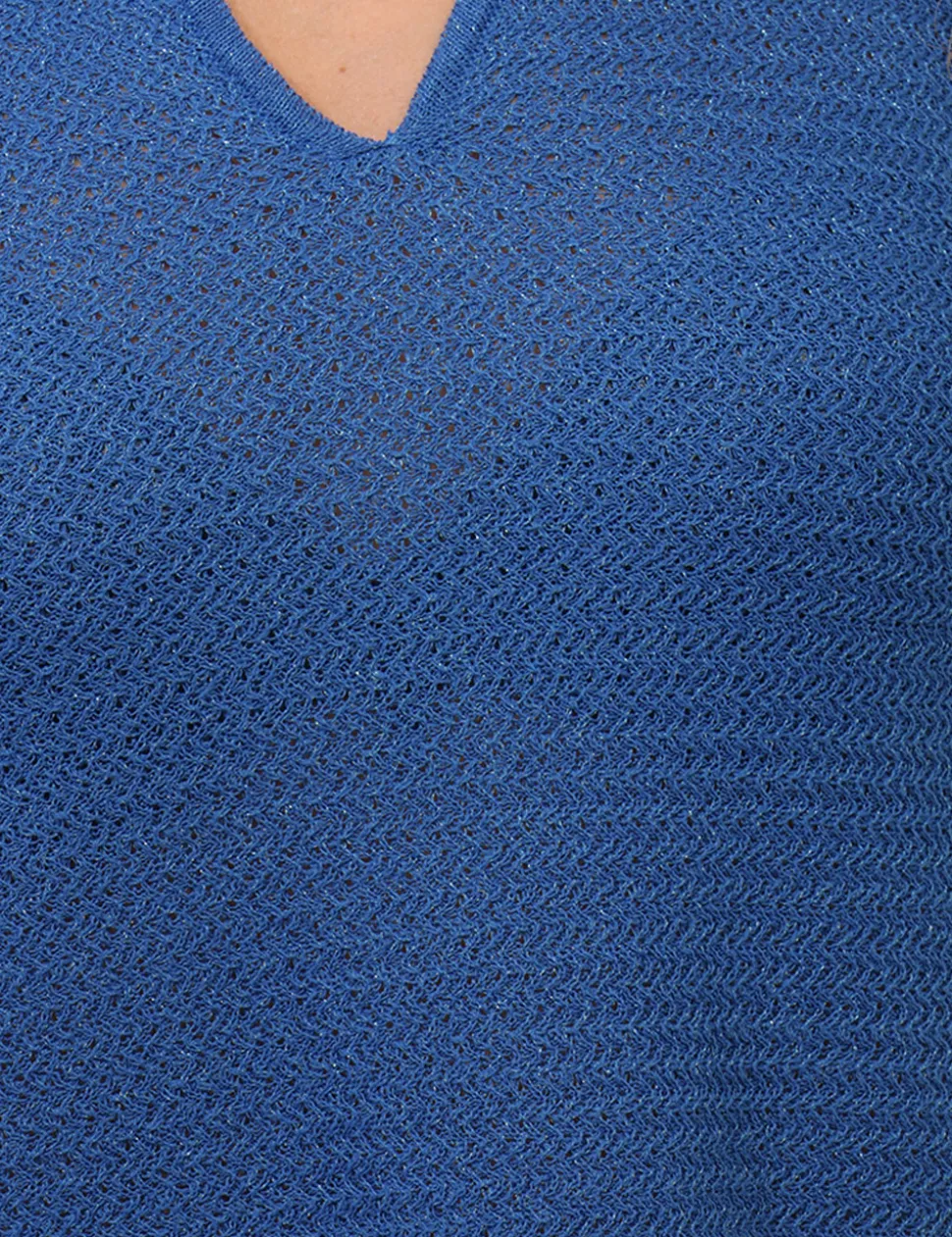 Maglia Materica Blu