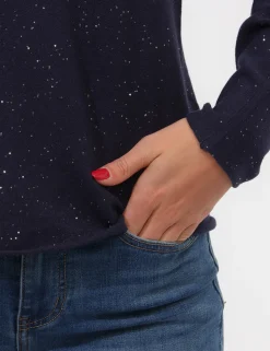 Maglia Materica Blu