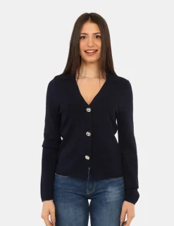 Maglia Materica Blu