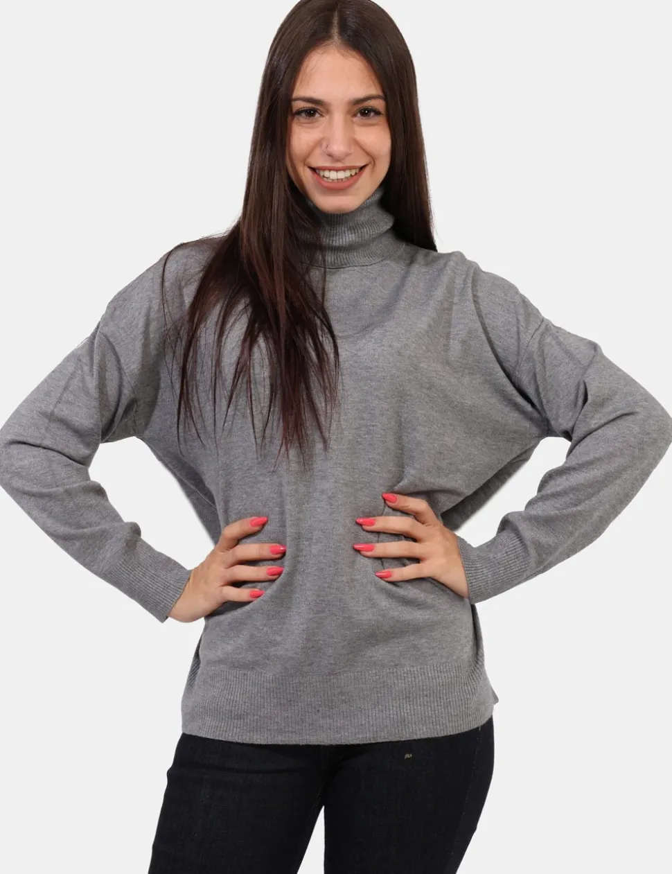 Maglia Materica Grigio