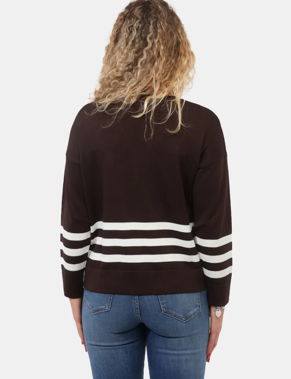 Maglia Materica Marrone