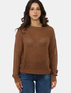 Maglia Materica Marrone
