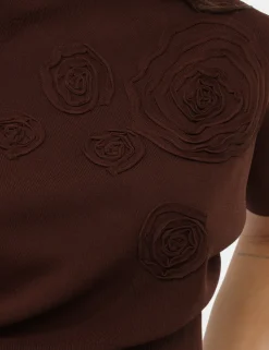 Maglia Materica Marrone