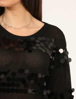 Maglia Materica Nera