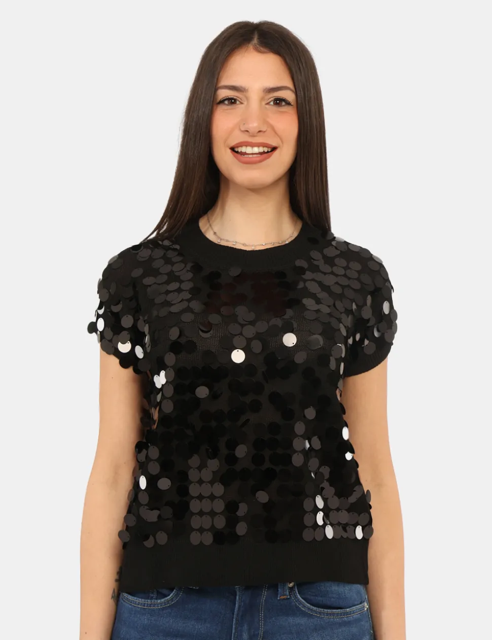Maglia Materica Nera