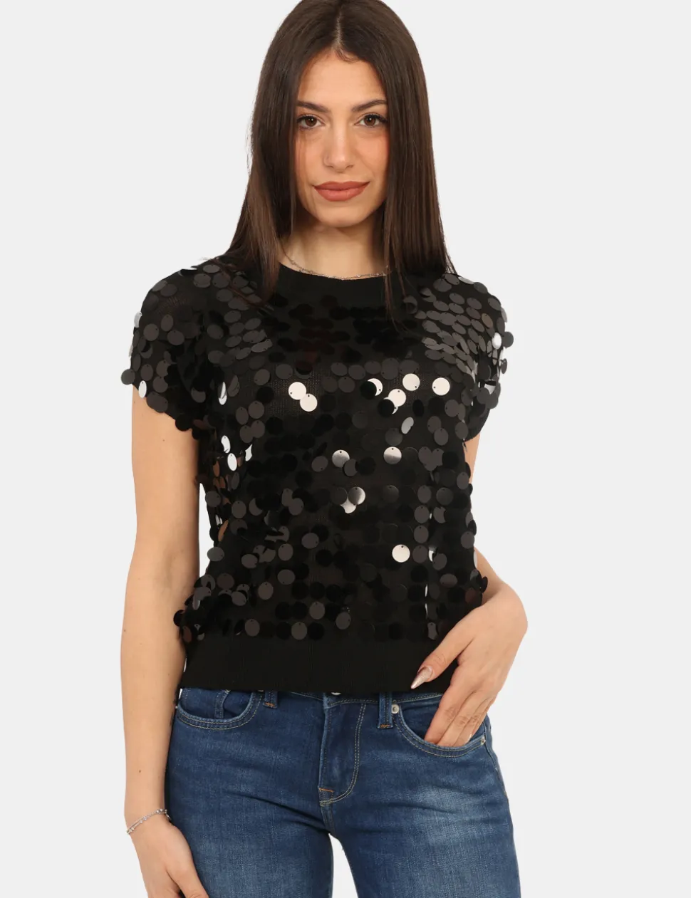 Maglia Materica Nera