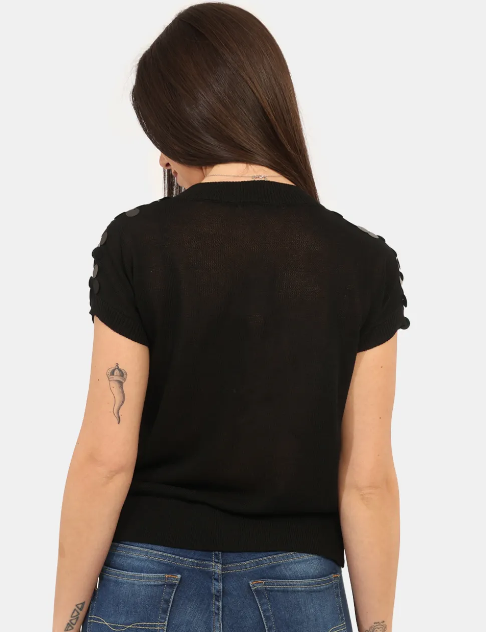 Maglia Materica Nera