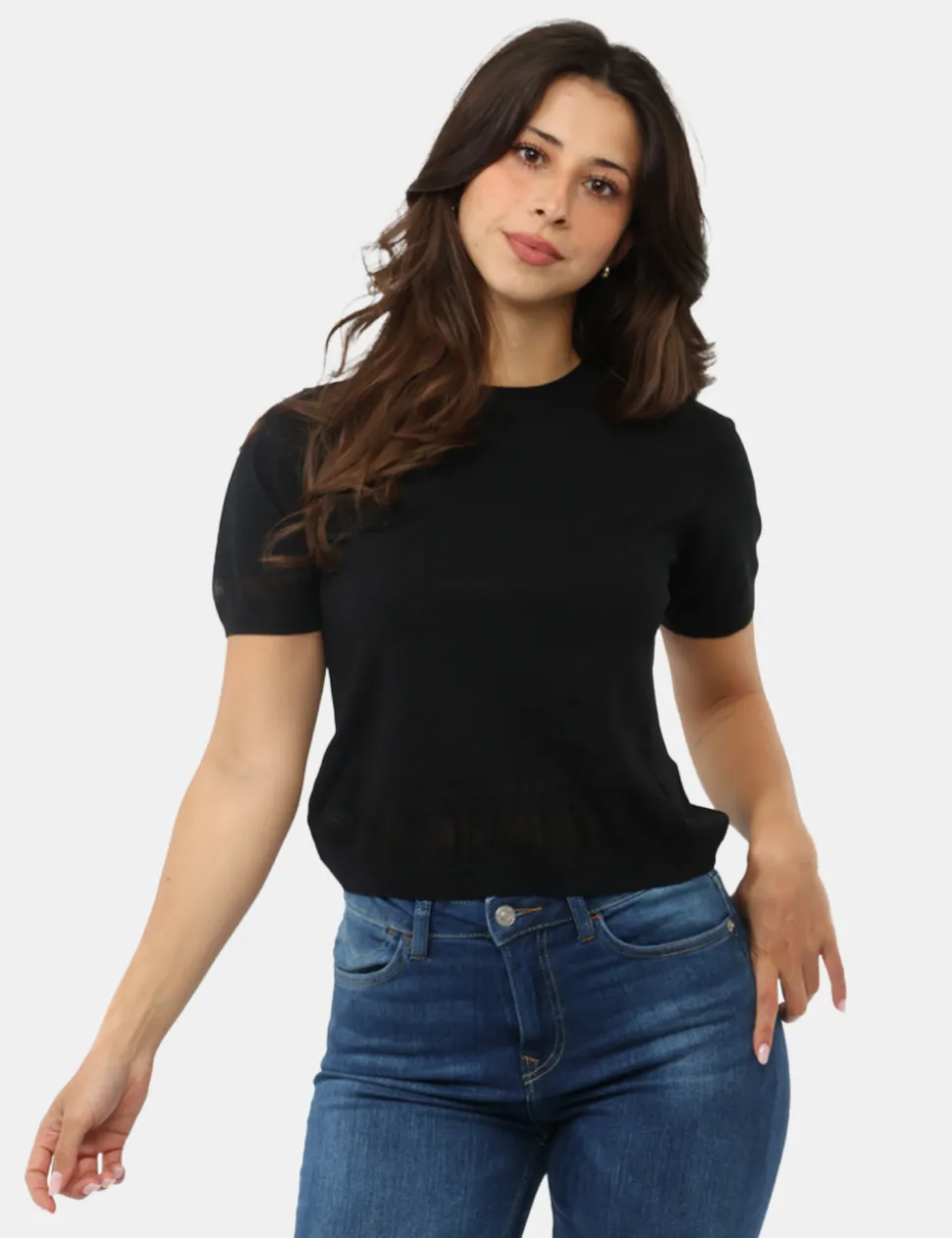 Maglia Materica Nero