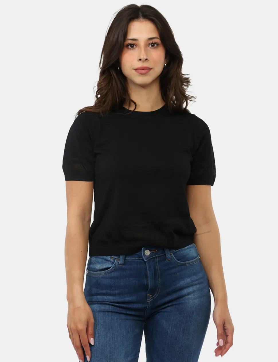 Maglia Materica Nero