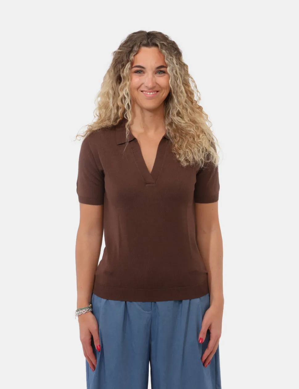 Maglia Rue De Clerie Marrone