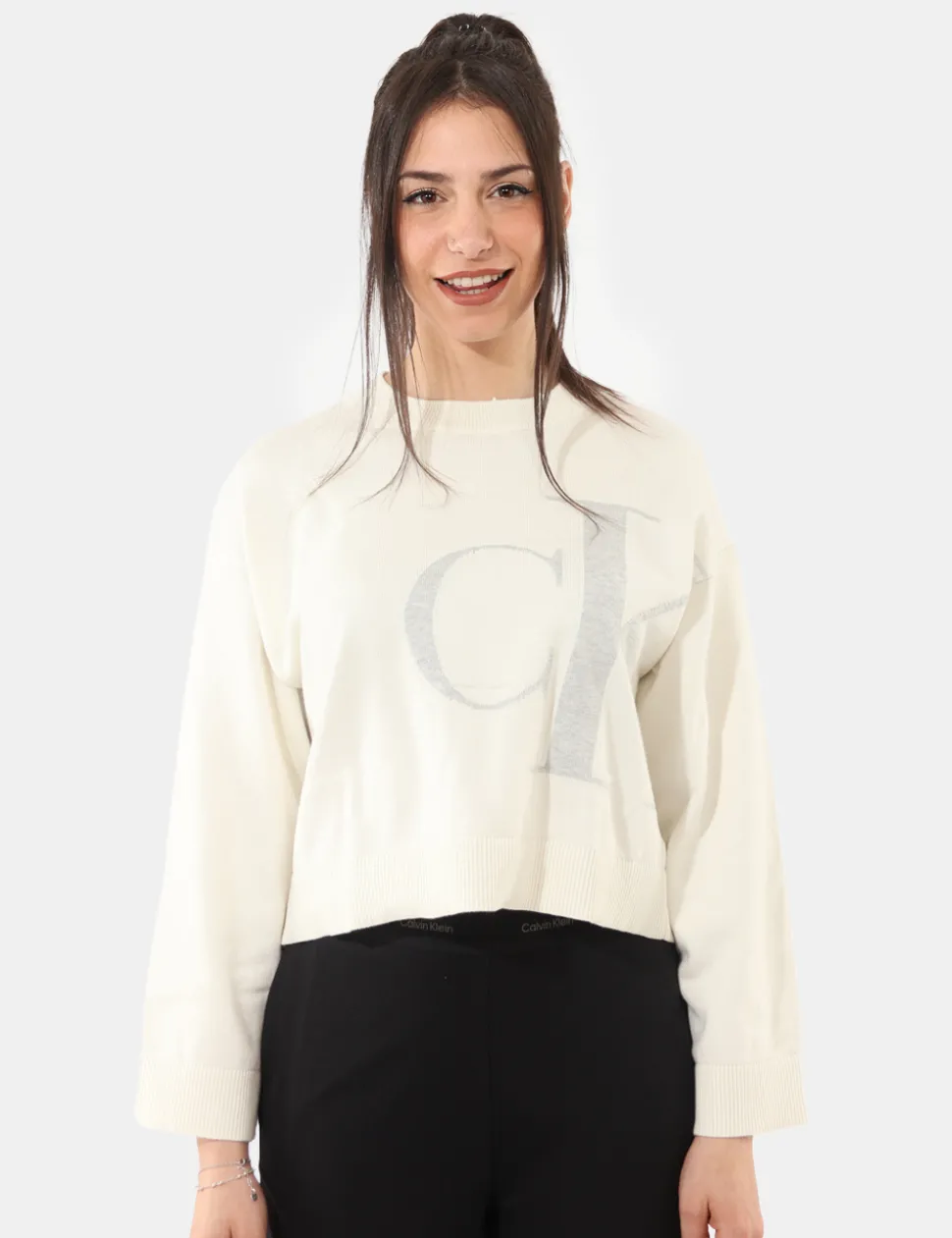 Maglione Calvin Klein Bianco