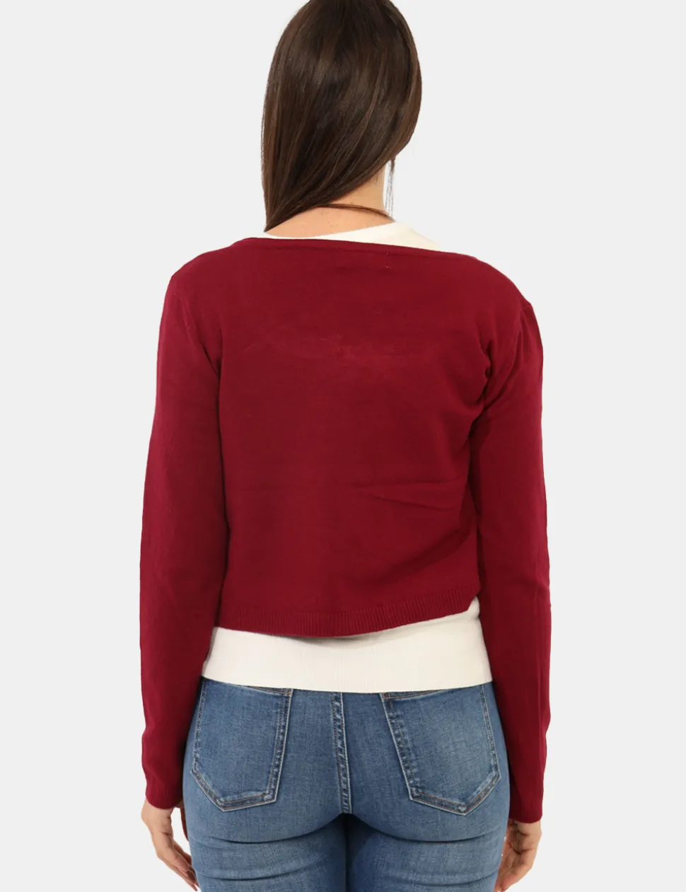 Maglione Materica Bordeaux