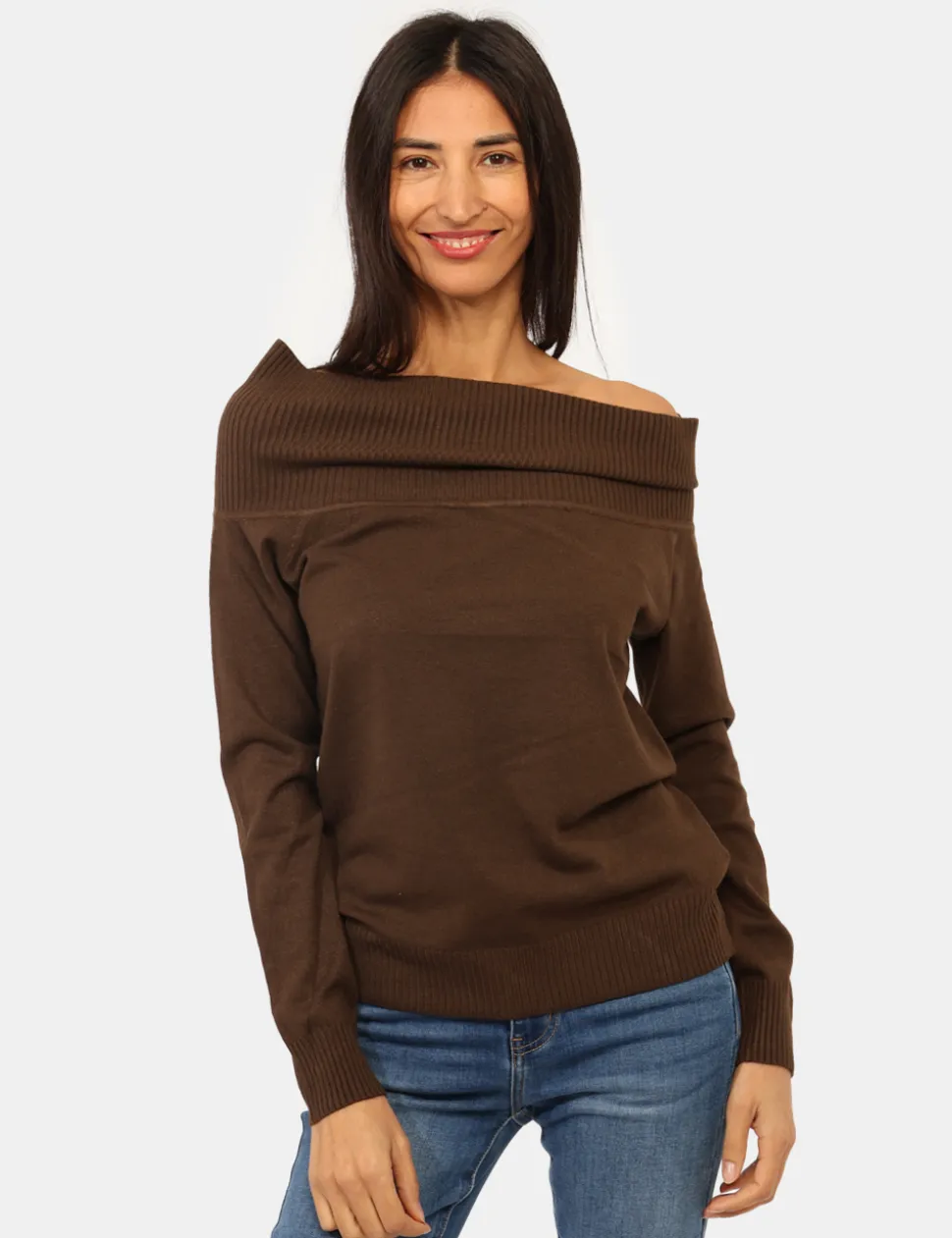 Maglione Materica Marrone