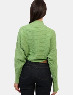 Maglione Materica Verde
