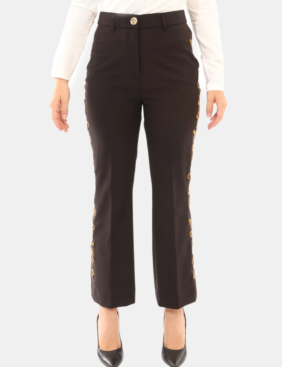 Pantalone Denny Rose Nero Taglia 42