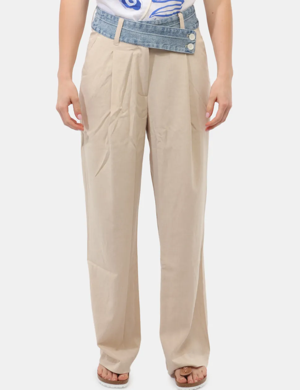 Pantalone Desigual Beige