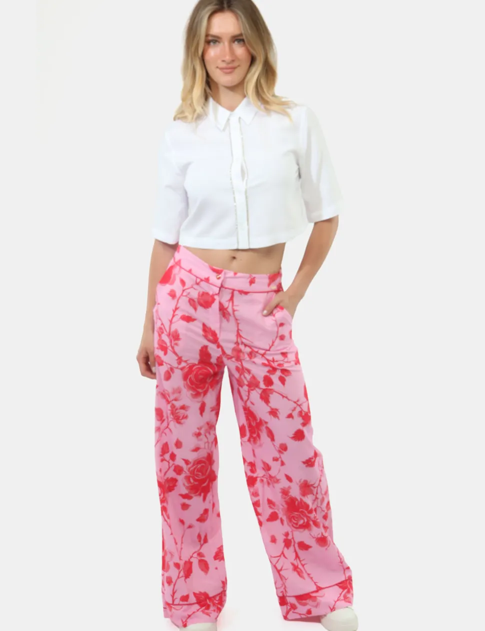 Pantalone Fracomina Rosa