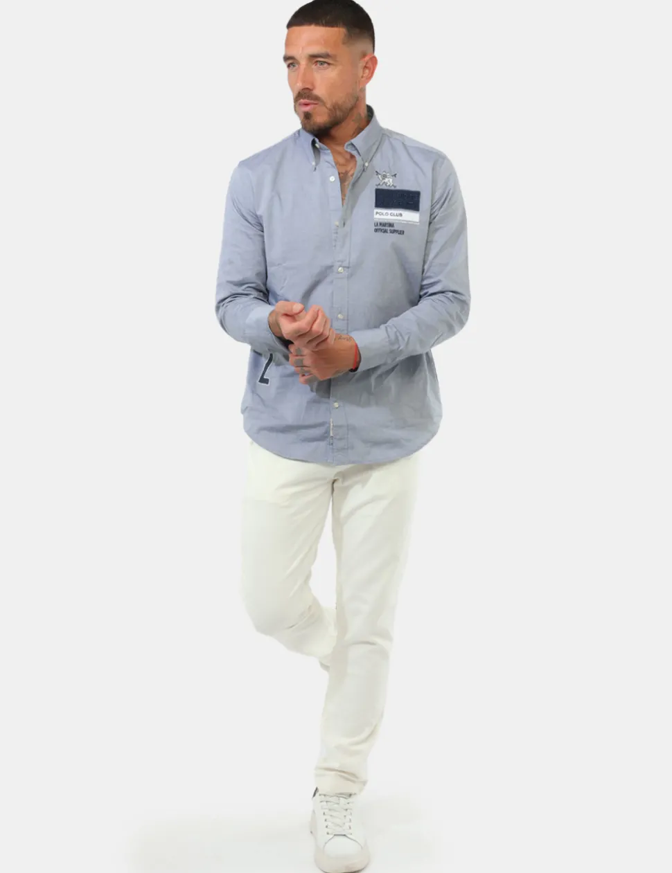 Pantalone La Martina Bianco