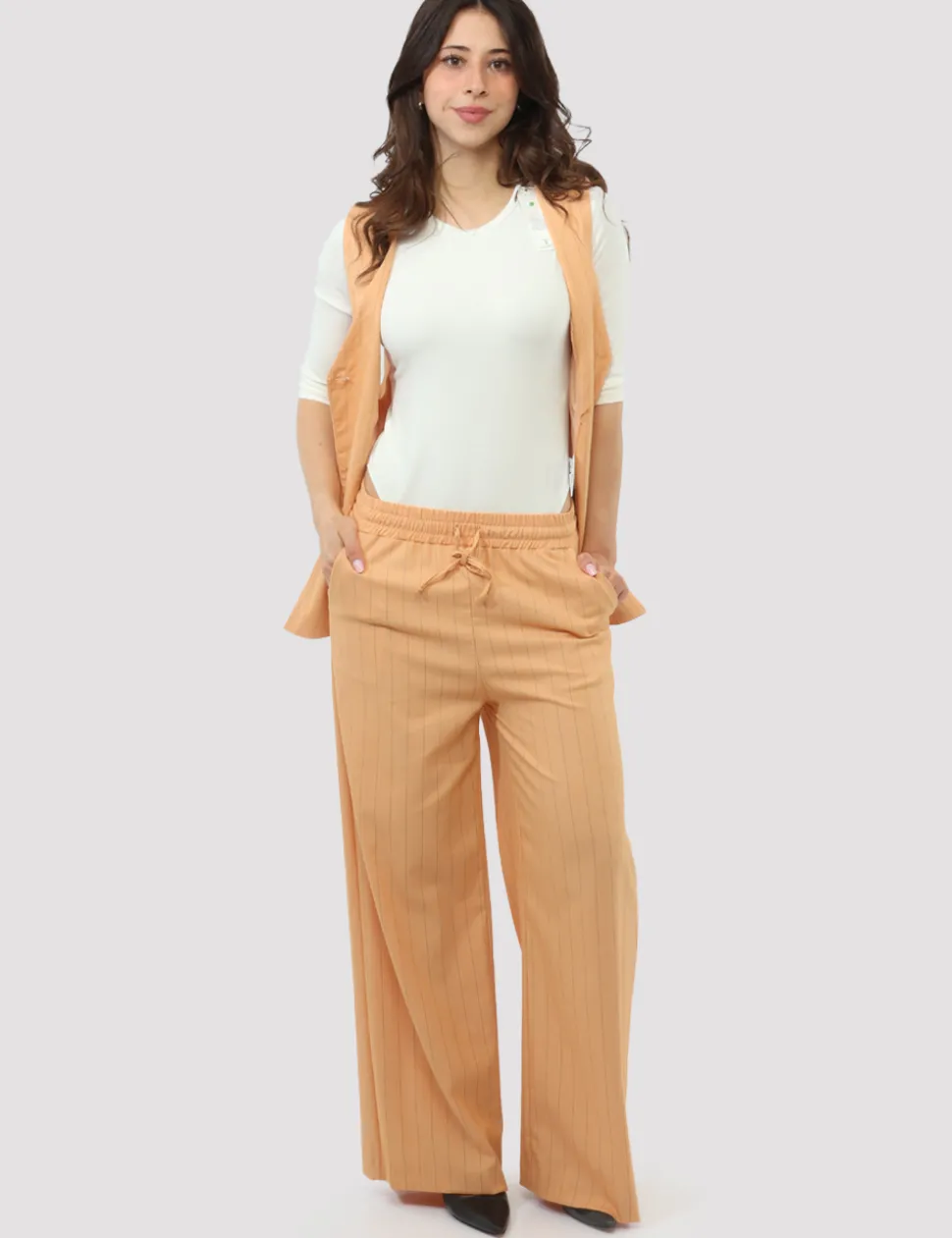 Pantalone Materica Arancione