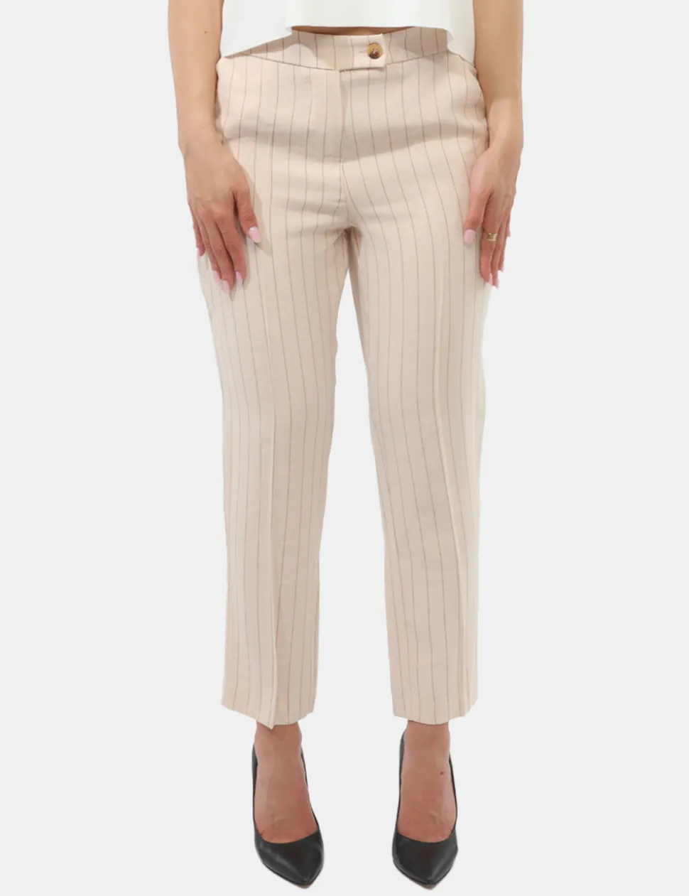 Pantalone Materica Beige