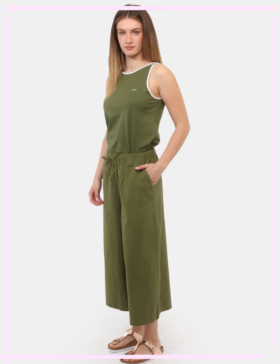 Pantalone Sun68 Verde tg.M