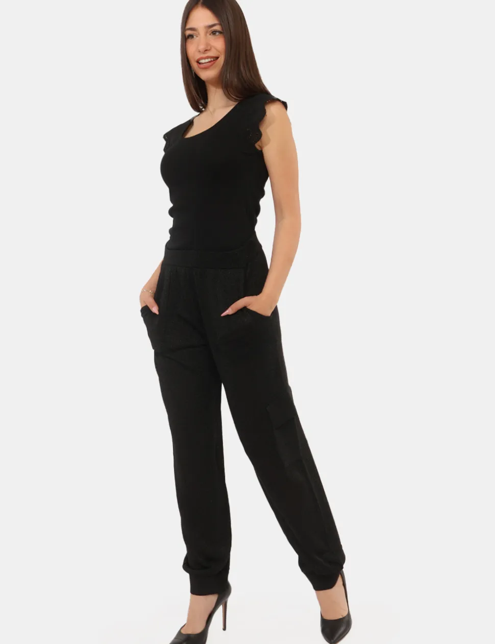 Pantalone Twin Set Nero