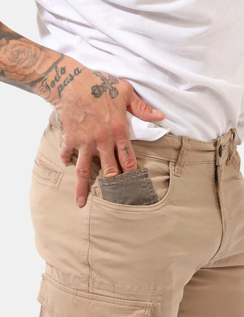 Pantaloni Aeronautica Italiana Beige