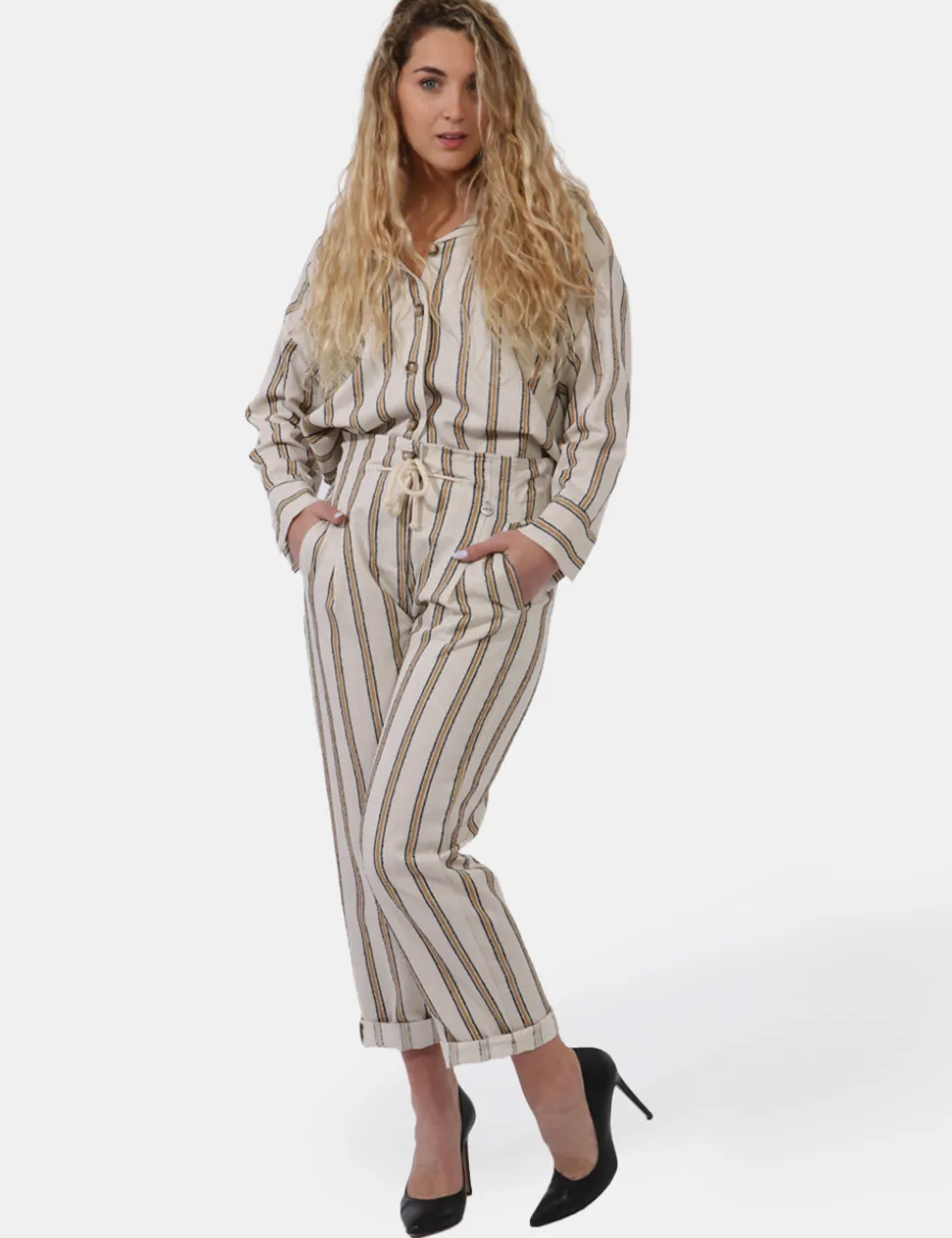 Pantaloni Berna Beige