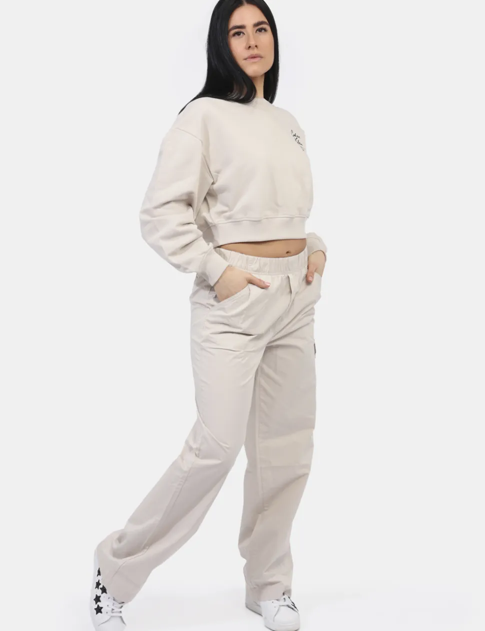 Pantaloni Calvin Klein Beige