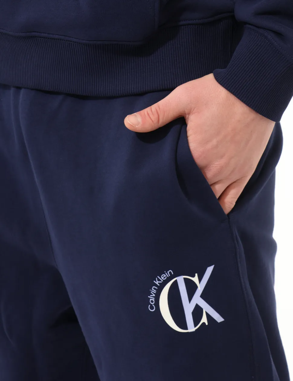 Pantaloni Calvin Klein Blu