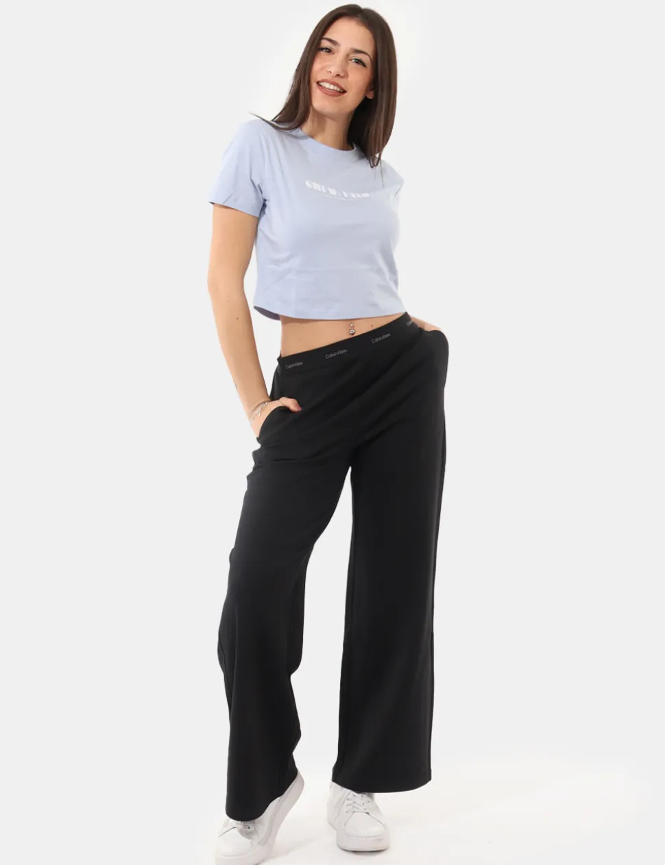 Pantaloni Calvin Klein Nero